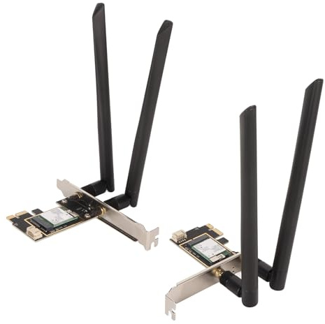 PCIe X1 Wi Fi 7-kort, PC-adapterkort, BE200NGW PCIe X1 Wi Fi 7-kort, 2.4G 5G 6G 5.4 8774 Mbps Adapterkort för dator för Windows 10 11