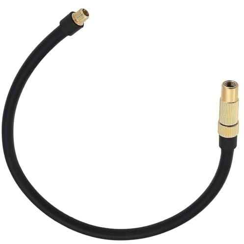 Raheem Ventilförlängning, bilventil 40 cm, universell ventil stym förlängningsbyxor, flexibla gummidäck, ventil förlängningsadapter för Xiaomi luftpump roterande ventil för motorcykel, bil, cykel