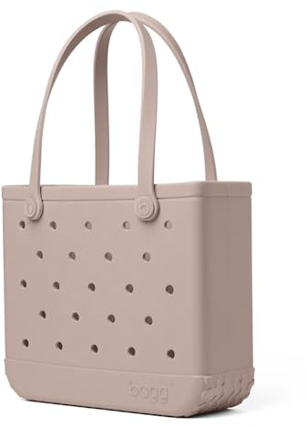 BOGG BAG Medium Tote – 15” x 12.5” x 5” – Durable, Washable, Tip-proof – Beach, Pool, Boat, Work, Sports (Mushroom)