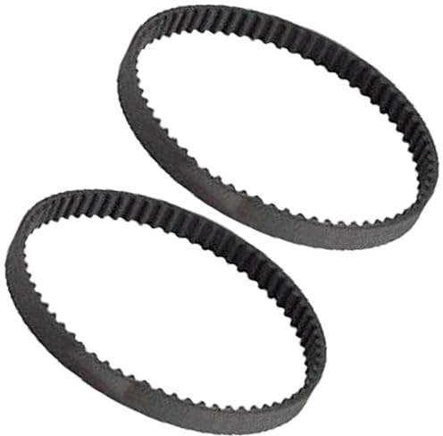 EGNic # 1912918700 3M-201-6.5 Set of 2 Toothed Drive Belt Vacuum Cleaner Performance Fits U90-MA-R U91-MA-B Replacement Parts NEW