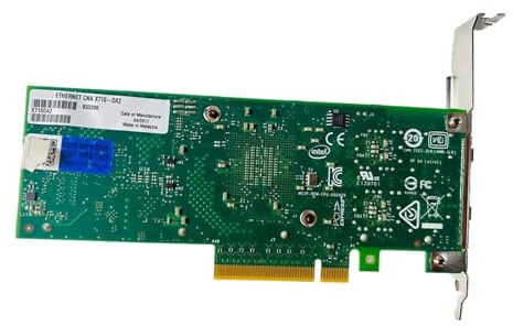 X710-DA2 X710BM2 Chipset PCIe x8 10Gb Puerto Dual Interfaz óptica de Cobre 10Gbps LAN Tarjeta de Red Ethernet(with Both baffles)