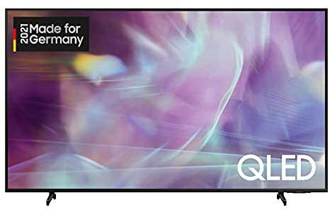 Samsung QLED 4K Q60A TV 65 Zoll (GQ65Q60AAUXZG), Quantum HDR, Quantum Prozessor Lite 4K, 100% Farbvolumen [2021]
