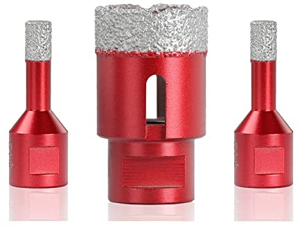 JAINGU 1pc Hole Cutter Vacuum Brazed Dry Hole Cutter M14 Thread Core Drill Bit For Angle Grinder Drilling 6-80mm Diamond Hole Saw,50mm