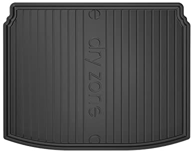Alfombrilla para maletero de coche DryZone compatible con Kia XCeed 2019 en adelante, hecha a medida, de goma. Nota: maletero inferior, con rueda de repuesto | Tipo de coche: crossover | Robusto y