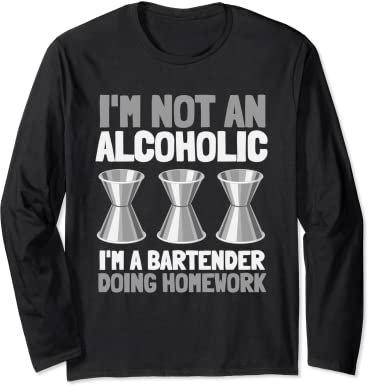 Barman et barkeeper - Jigger Devoirs Manche Longue