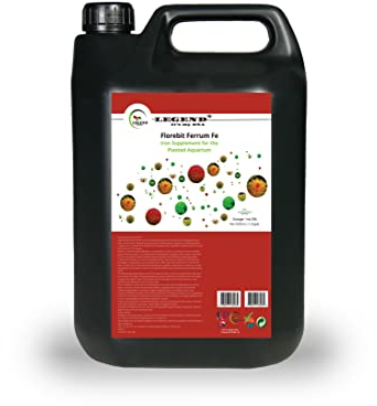 Legend Florebit Ferrum Fe™ Engrais pour plantes d'aquarium Rouge 100 ml 250 ml 500 ml 1000 ml