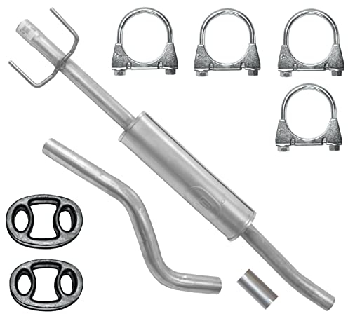 Polmo Mitteltopf Auspuff für Opel Corsa 3 III C Tigra 2 II B 1.2 1.4