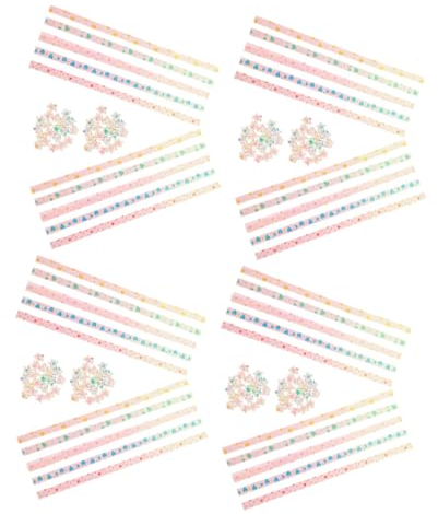 LALAFINA 400 Stück Origami-Stern Geschenke Papiersterne glitzern Glückssternpapier das Geschenk Origami-Papier Papierstreifen für Sterne Falten von Papierstreifen Perlmutt Origami-Streifen