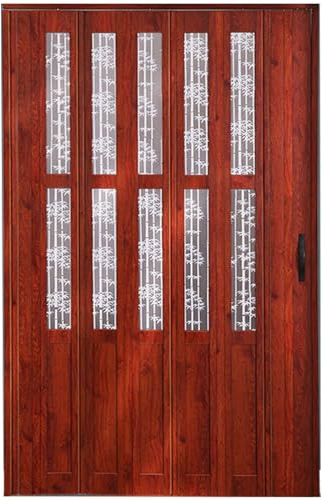 FalttüR 36„ X 80“ Portable Interieur Falten Akkordeon Tür, Breite 24 26 28 30 32 34 36 38 40 42 46 48 50 52 56 60 70 Zoll, / Aluminium Schiebe Raumteiler Tür Für Bad Schlafzimmer Flur ( Color : WxH ,