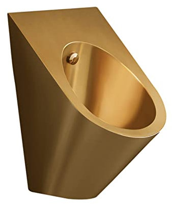 CCKUHN Badezimmer-Toilette, wandhängendes Urinal aus Edelstahl 304 für Herren, Sanitärkeramik, Induktion, wandmontierte Entwässerung, öffentliche Toilette, Herrenurinale, öffentliche Toil