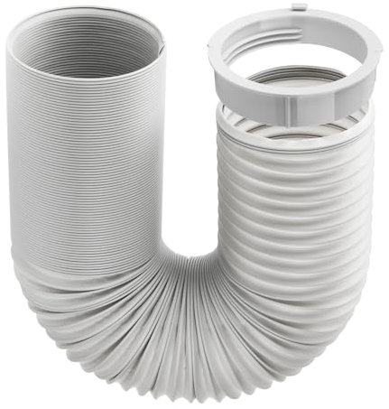 PURTEERY Portable Air Conditioner Hose Kit 5.9 Dia 59 Length AC Hose with Adapter Flexible Exhaust Hose and AC Unit Tube Connector for Portable Air Conditioner Vent AA06