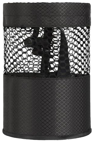 Luckxing Pochette de Transport de Balle de Golf, Sac en Filet pour balles de Golf | Sac en Maille Respirante en Nylon | Sac en Filet Noir, Sac de Rangement Portable pour Practice, Terrain