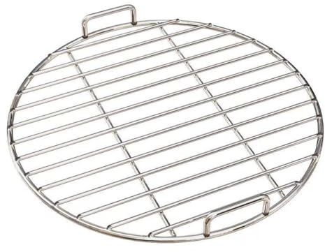 58cm Cooking Grate for Charcoal Grills,Replacement BBQ Grill with Handle，har-Broil and Ceramic BBQs Grill Grid Spare Parts for Fire pits,Barbecue