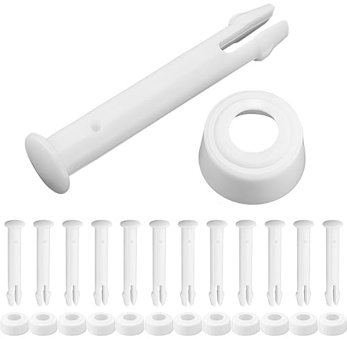 KLINNA 12er Set Verbindungsstifte mit Dichtungen, 6cm/2.36in Stift Splint Pin Ersatzteile Set für Intex & Bestway Pool, Joint Pins & Seals für Frame&Round Metallrahmen Pools