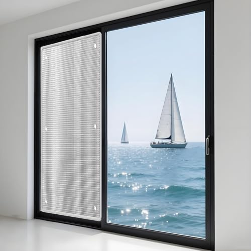 Pellicola Isolante Termico Per Vetri - Pellicola Oscurante Opaca Riflettente, Pellicola Protezione Solare Rimovibile Per Finestre, Pellicola Termica Privacy Per Stanza Sole(Gray,40x80cm)