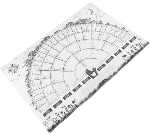 Healifty Fillable Blank Ancestry Chart Canvas Family Tree Poster for Home Decor Practical Genealogy Diagram for Living and Study Wall Display Family History Chart for Generations
