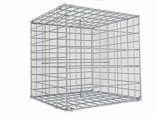 Zaundirekt I Gabionenkorb I 50x50x50cm I befüllbarer Steinkorb I Steingabione I Gabione I Mauer I Wand I Drahtkorb I Stützmauer I Gartenzaun I