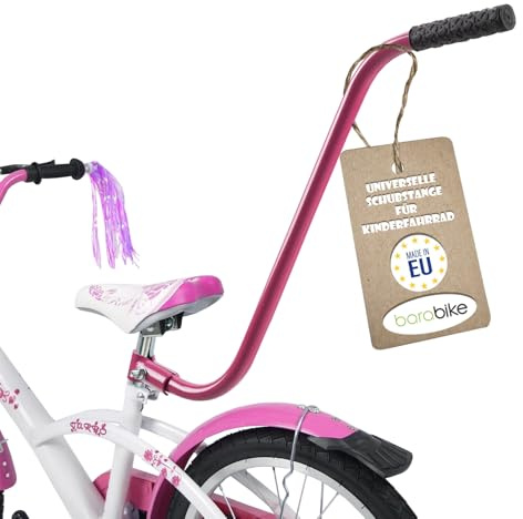 barabike UNIVERSELLE Schubstange für Kinderfahrrad Lernhilfe Schiebestange Haltestange