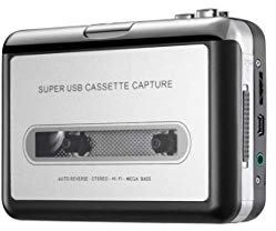 Tape-2-PC USB Portable Tape Player - Copy C60 & C90 audio tape cassettes onto your Laptop or Desktop Windows PC & to MP3 & CD. For Windows 10, 8.1, 7