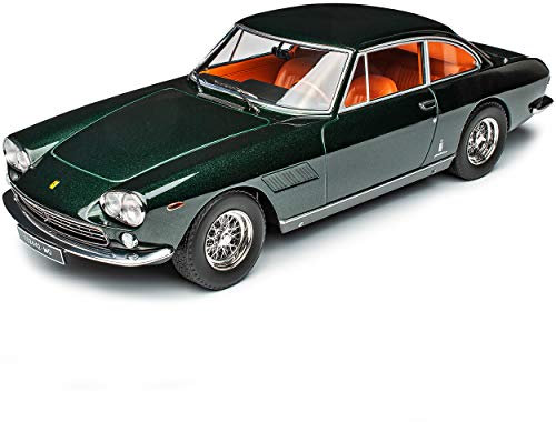 KK-Scale Ferrari 330 GT 2+2 Coupe Dunkel Grün Fast Schwarz 1962-1968 1/18 Modell Auto
