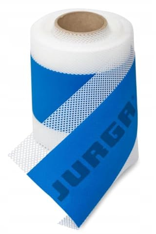 JURGA Dichtband Wasserdicht Dichtungsband Dusche & Bad Fliesen, Doppellagiges Abdichtungsband, Außen & Innen, Rolle 10m