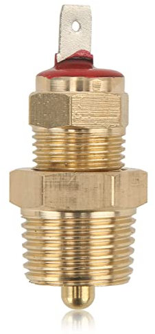 Interruttore della Temperatura del Motore Dell'auto, Interruttore della Temperatura del Termostato della Ventola di Raffreddamento del Radiatore del Motore Filettatura NPT da 3/8 Pollici 185‑ 200