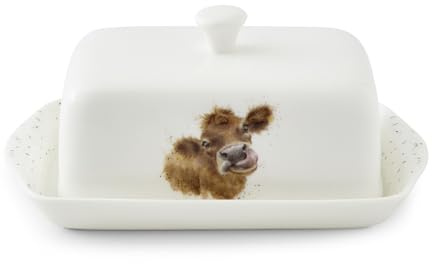 Wrendale Designs “Royal Worcester Wrendale Deigns Butter Dush Cow”, White