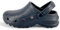 JOMIX Zuecos Sanitarios Mujer Hombre Trabajo Hospital Zapatillas Hombre Mujer Jardín Cocina Ligeros Zuecos Unisexo Hogar Goma Eva Fabricadas en Europa, Negro, 40-41 EU