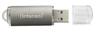 Intenso Jet Line 64 GB USB 3.2 Gen 1x1 Super Speed Stick | Mobiler USB-A Speicherstick mit 70 MB/s Lesegeschwindigkeit im hochwertigen blauen Aluminiumgehäuse