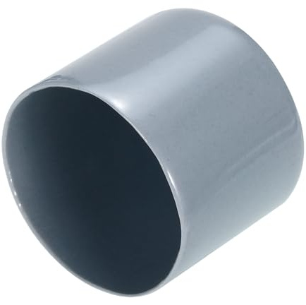 sourcing map 20pcs Rubber End Caps 32mm ID Vinyl Tube Bolt Cap Cover Clear | Thread Protectors,pvc round screw protective