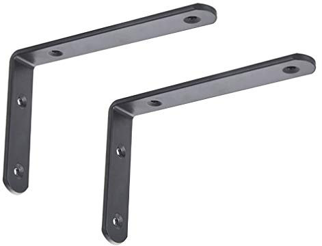 Supporto for mensola, 2 pezzi resistenti, staffe angolari for treppiede in ferro artistico, supporto for mensola a parete con angolo di 90 gradi, utilizzato in soggiorno, camera da letto, corridoio, b