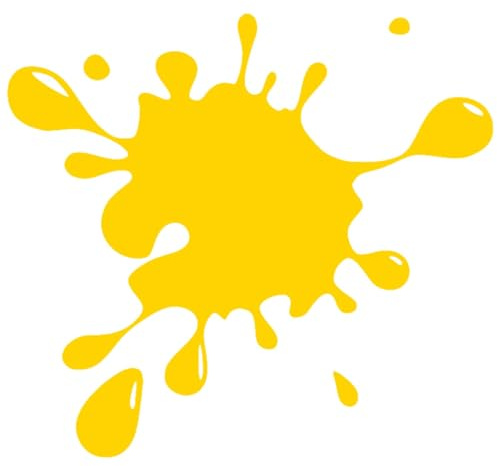 Raxove Autocollant réfléchissant amusant pour voiture, éclaboussures de peinture - Autocollants créatifs pour porte, mur, salon et voiture