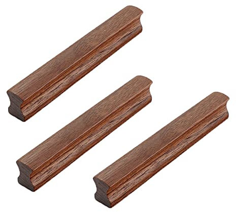 Maniglie Cucina Maniglie Armadio, Maniglie da cucina, 3 pezzi, in legno massello, per cassetti, maniglie sospese, pomelli per mobili, ferramenta per mobili, per armadietti da cucina, pomelli per scar