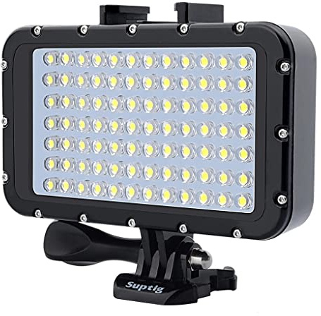 50M/166ft Luce Subacquea LED Lampada di Riempimento Con 4 Modalità di Illuminazione Diving Video Luci Fotografiche Sport Fotografia Accessori Per Telecamere D'azione