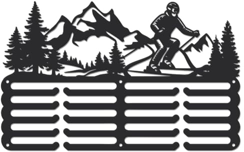 SUPERDANT Personalisierte Auszeichnung Schwarzes Metallgestell Snowboard Sport Aufhängung rutschfeste Haken Geschenke Für Sportler
