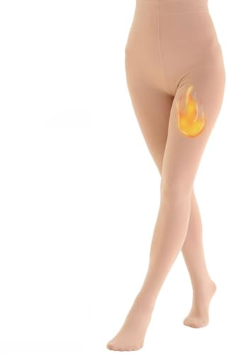 Calzamaglie Termiche Donna Invernali, Collant Termici Donna, Colore Della Pelle Invernali Calzamaglia, Leggings Termici, Calzamaglia Coprenti a Vita Alta Elasticizzata con Fodera in Pile Morbido