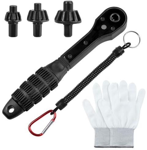 SPEEDWOX Juego de llaves de carraca 3 en 1, llave universal para portabrocas compatible con la mayoría de taladros eléctricos y herramientas eléctricas, para apretar taladros de aflojamiento