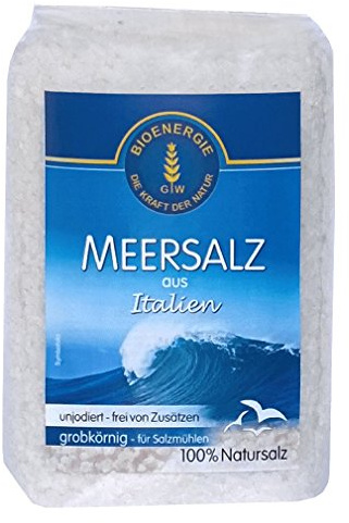 Bioenergie Meersalz grob Italien, 1er Pack (1 x 1 kg)