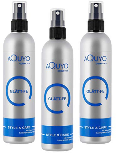 Style & Care Hitzeschutzspray, Hitzeschutz für Haare beim Glätten mit Glätteisen (3er Pack - 3x 200ml) | Spray schützt das Haar vor Haarbruch durch Hitze beim Fönen oder anderen Wäremeeinflüssen
