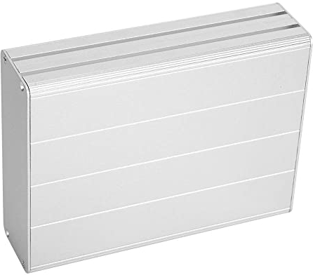Scatola Di Giunzione Custodia Elettronica Scatole Di Derivazione,Progetto Elettronico Sabbia Argento Cassa In Lega Di Alluminio Con Viti A Deflettore Per Circuito Stampato 45 X 122 X 160 Mm