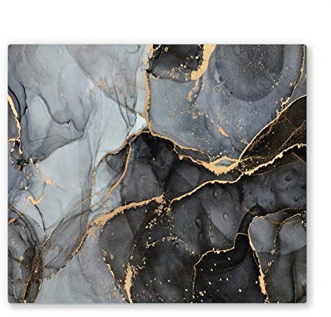 60x52cm - Herdabdeckplatte, Herdabdeckung für Glaskeramik-Kochfelder, Gehärtetes Glas, 60x52cm, mehrfarbig, Schneideplatte