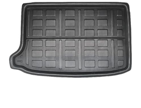Auto Kofferraummatte Für VW Für T-Cross 2018 2019 2020 Auto Hinten Trunk Cargo Mat Fach Boot Liner Boden Teppich Pad TPR Kofferraummatte(Style A)