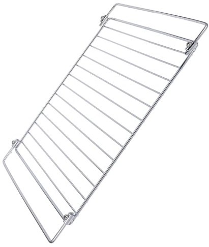 Verstellbares Grillkühlgestell aus Edelstahl für Elektrobackofen und Grill | Silbernes Edelstahlgewebe, Hitzebeständig und Pflegeleicht, für Küche, Backen und Grillen
