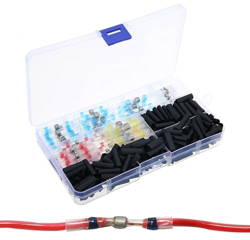 300Pcs Wire connectors, Wire connectors,Heat Shrink Connectors, Heat Shrink Solder Sleeves, Solder Connector Heat Shrink, Wire Connector, Solder Connectors for Wires Cable Joint