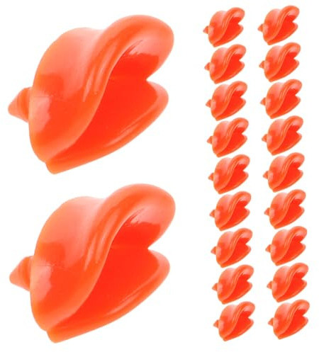 Beaupretty 20 Inserti Bocca di Plastica per Giocattolo Anatra Fai da Te, Accessori Mini Decorativi Filettatura per Giochi Artigianali, Confezione da 20 Pezzi (30mm) per Creazione Giocattoli Animale