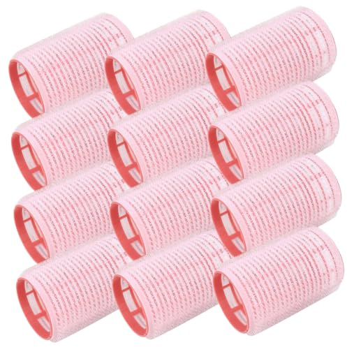Cabilock 12pièces Lot De Bigoudis Adhésifs Pour Cheveux Bigoudis Pour Frange Compacts Et Légers Outils Pour Boucler Les Cheveux Pour Femmes Et Filles