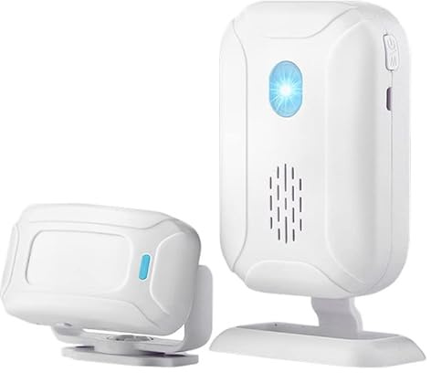 CHEOTIME Türklingel mit Bewegungsmelder, Türklingel für Unternehmen, Anti-Diebstahl-Split-Typ-Infrarotsensor, gewerblicher Türeintrittsalarm für Geschäfte