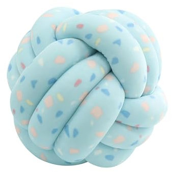 Knotenkissen, Geknotetes Kissen, Knot Kopfkissen, Zierkissen Knoten, Plüsch Kissen Weiche, Knoten Ball Kissen,A28,20cm