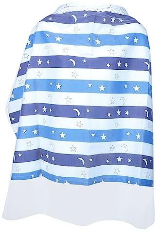 Cobertor de Lactancia Multifunción 100x70cm Algodón | Diseño de Rayas, Malla, Cobertura Amplia, Uso Exterior, Formato Único para Mamá y Niño