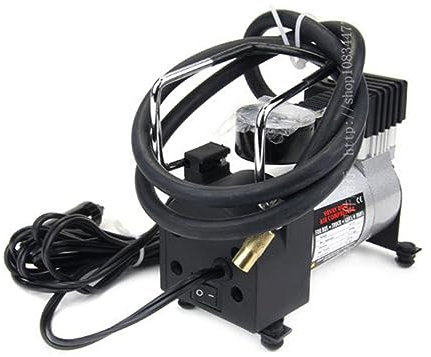 SOLUSTRE 12v Mini Tragbarer Luftkompressor Für Reifen Elektrische Luftpumpe Für Auto Und Fahrrad Wartungsfrei Leise Mit Robustem Stecker Und Langlebigem Design